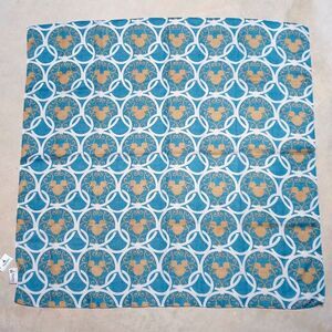 NWT Walt Disney Parks Mickey Mouse Ears 3'x3' Square Scarf Head Wrap